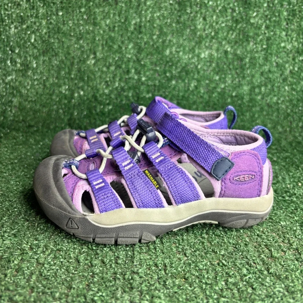 KEEN Newport H2 Waterproof Washable Gorpcore Sandals Tilandsia Purple Kids Sz 11